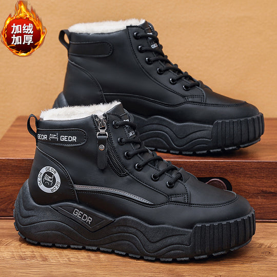 Damen Gefütterte Winterstiefel mit rutschfester Sohle und praktischem Reißverschluss EB