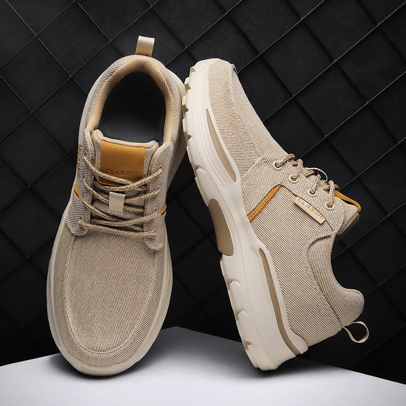 Damen Sportliche Sneaker mit atmungsaktivem Obermaterial und rutschfester Sohle EB