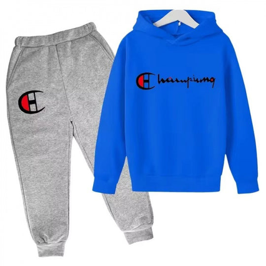 Unisex nan Kapuzenpullover mit Jogginghose Freizeitset EB