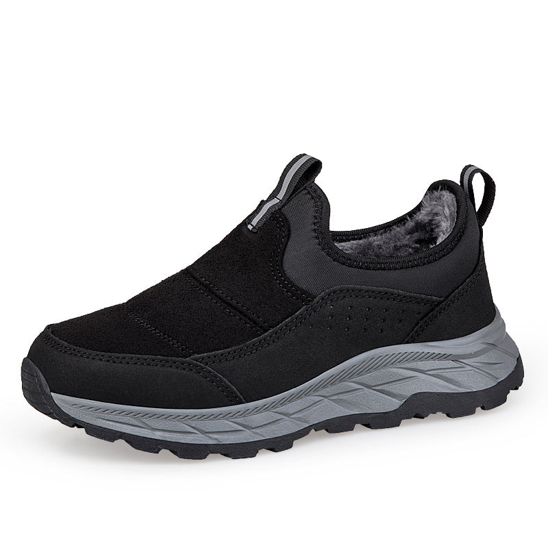 Damen Komfortable Winter Sneakers mit elastischem Klettverschluss EB