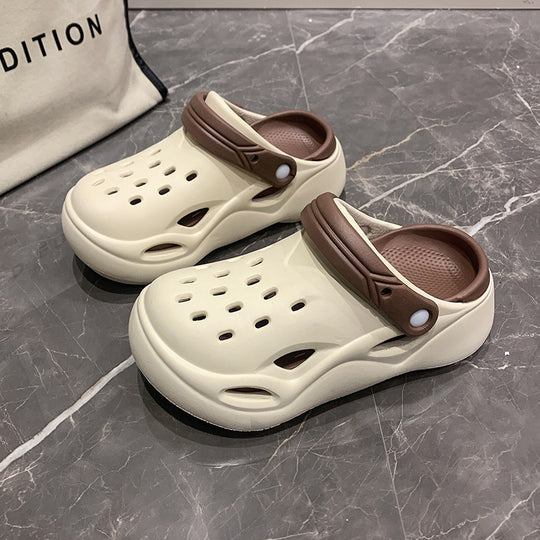 Damen Luftige Clogs mit verstellbarem Riemen EB