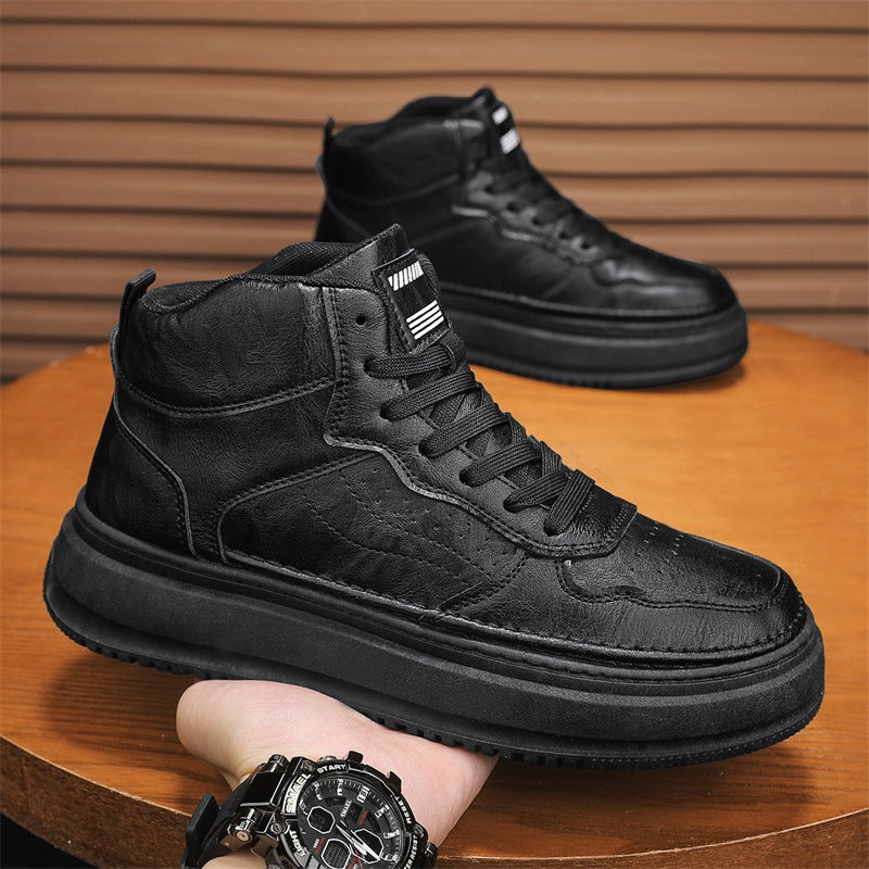 Damen Hohe Sneakers im modernen Retro-Stil mit bequemer Sohle EB