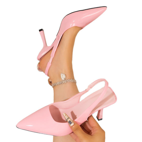 Damen Slingback Pumps mit spitzem Zehenbereich EB