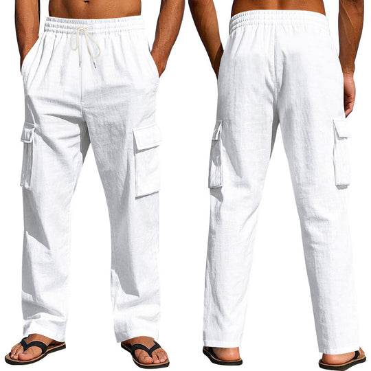 Herren Cargo-Hose mit elastischem Bund und praktischen Taschen EB