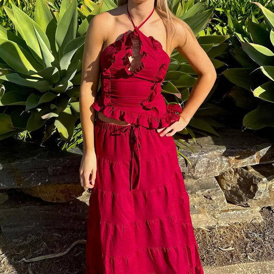 Damen Blusenkleid mit floralen Details EB