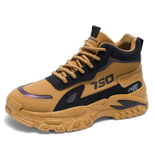 Herren Sportliche Chunky Sneakers mit rutschfester Sohle und verstärktem Knöchel EB