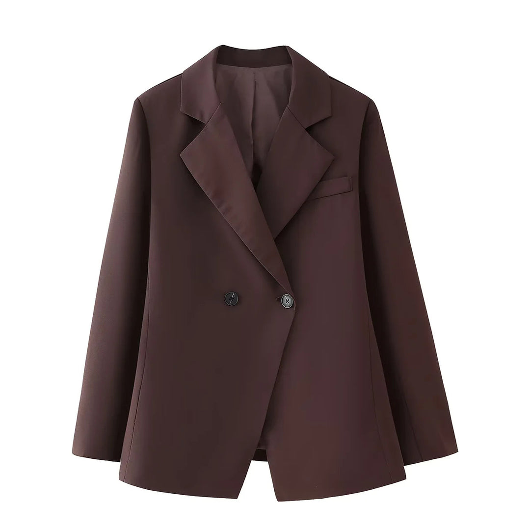 Damen elegante Blazerjacke im klassischen Schnitt EB