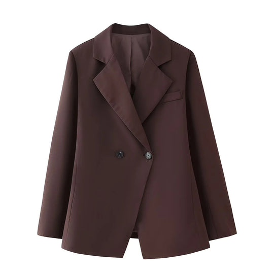 Damen elegante Blazerjacke im klassischen Schnitt EB