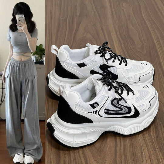 Damen Sportliche Sneakers mit atmungsaktivem Obermaterial und dämpfender Sohle EB
