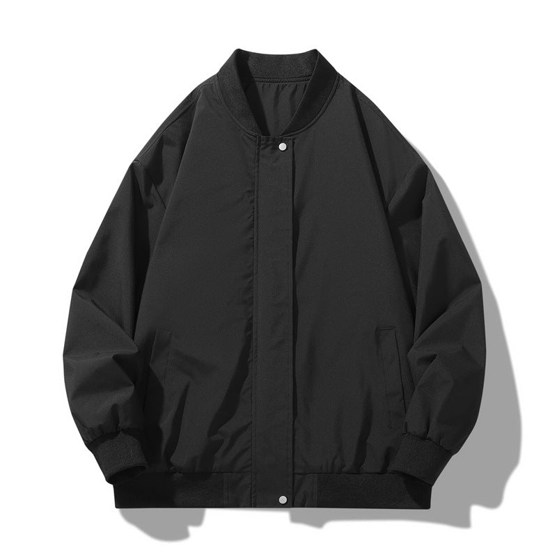 Herren sportliche Übergangsjacke mit hohem Kragen und praktischen Seitentaschen EB