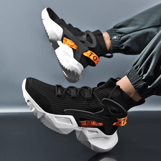 Damen Hohe Strick-Sneaker mit stabilisierenden Sohlen von EB