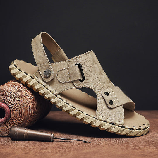 Herren Modische Sandalen mit verstellbarem Riemensystem und rutschfester Sohle EB