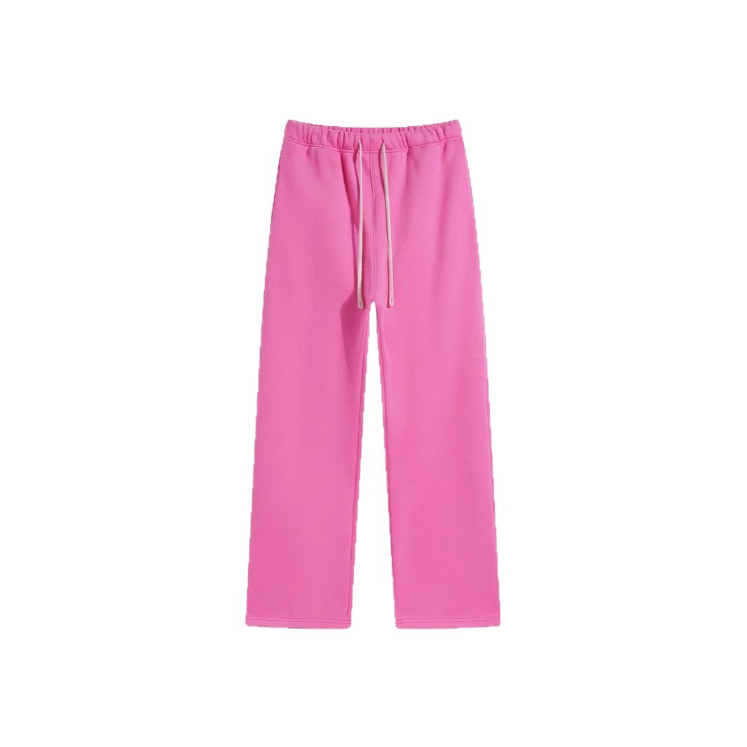 Damen nan weite Relax-Sweathose mit elastischem Komfortbund, kontrastierendem Kordelzug und geradem Bein EB