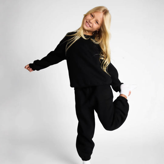 Damen bequemer Sweatshirt mit überschnittenen Schultern und hohem Kragen EB