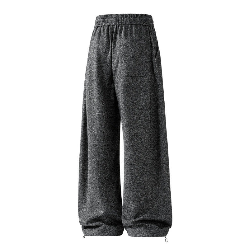 Damen weite Lounge-Sweatpants mit elastischem Kordelbund und dekorativer Seitennaht EB