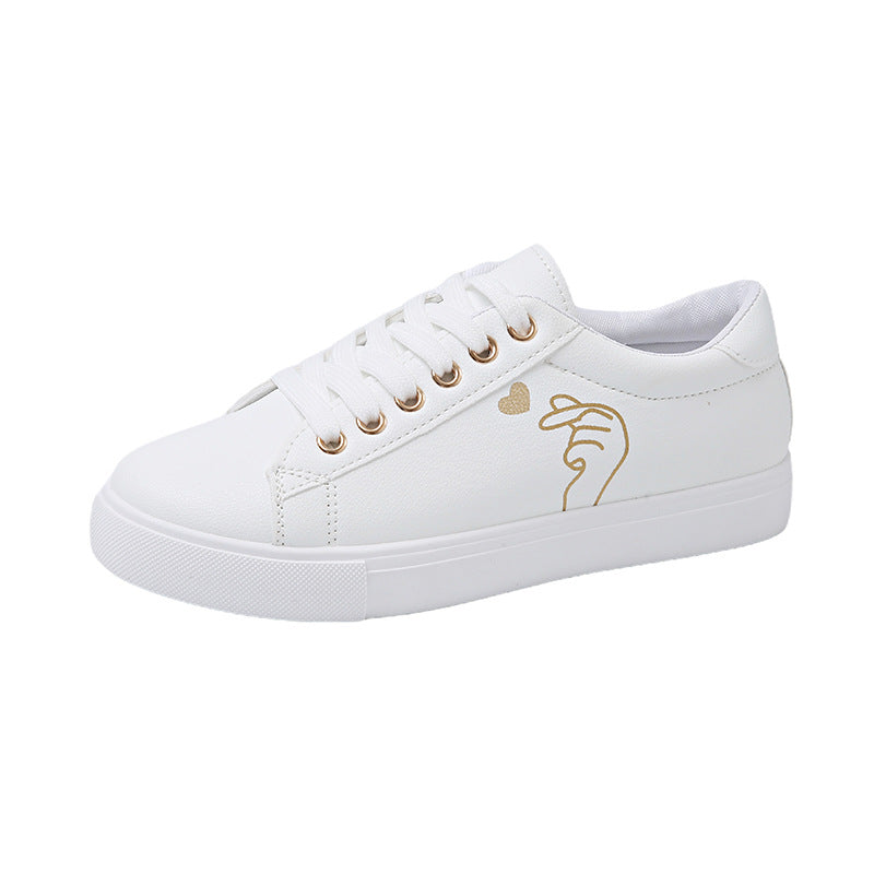 Damen Sneakers mit elegantem Logo und bequemer Sohle EB