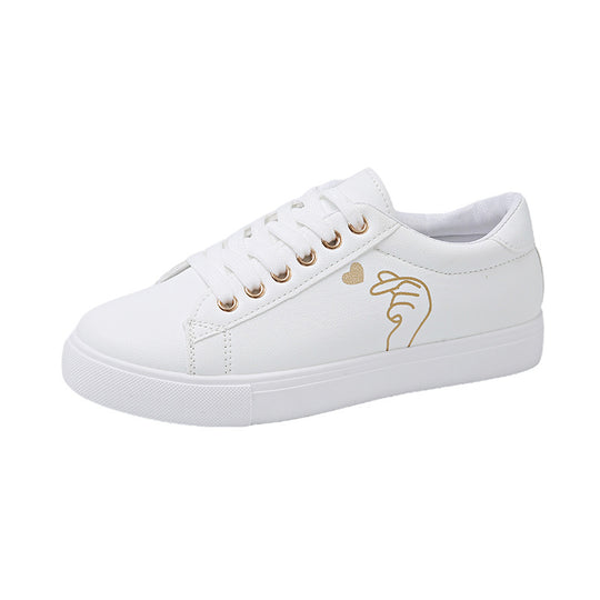 Damen Sneakers mit elegantem Logo und bequemer Sohle EB