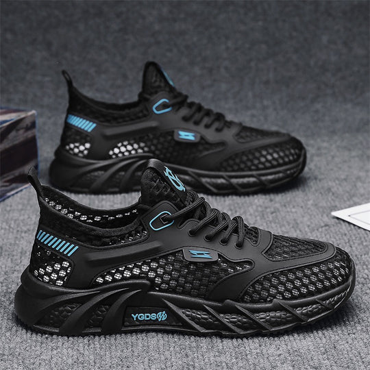 Damen Sportliche Mesh-Laufschuhe mit atmungsaktiver Struktur und innovativer Dämpfungstechnologie EB