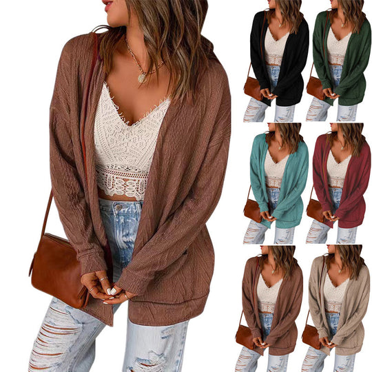 Damen lässige Long Cardigan EB