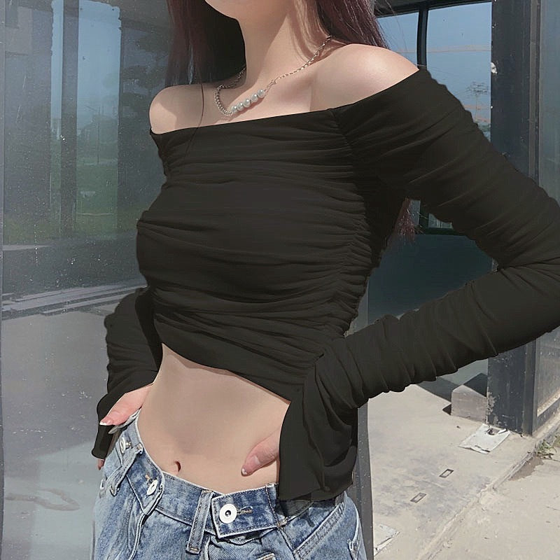 Damen modische Langarmbluse EB
