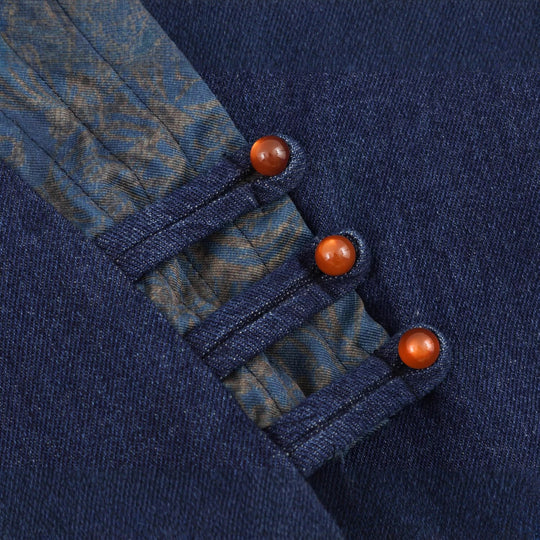 Damen elegante Kombi-Jacke im asiatischen Stil mit Kimono-Details EB