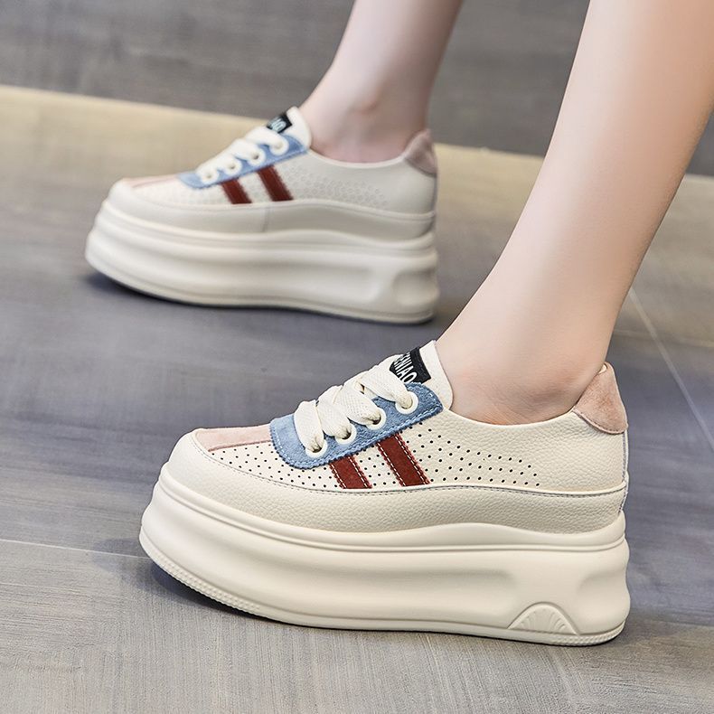 Damen Sneakers mit extra dicker Sohle EB