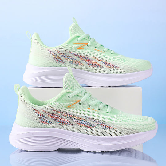 Damen Hochleistungs-Laufschuhe mit atmungsaktivem Mesh-Obermaterial und federleichter Dämpfung EB