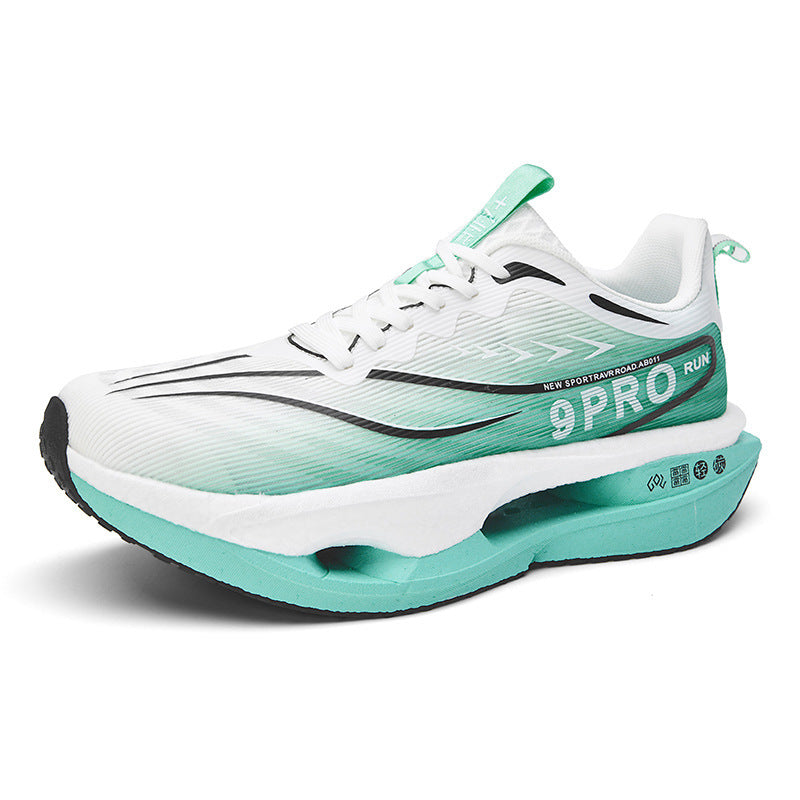 Unisex gedämpfte Wettkampf‑Laufschuhe mit Hohlkern‑Zwischensohle und atmungsaktivem Mesh‑Obermaterial EB