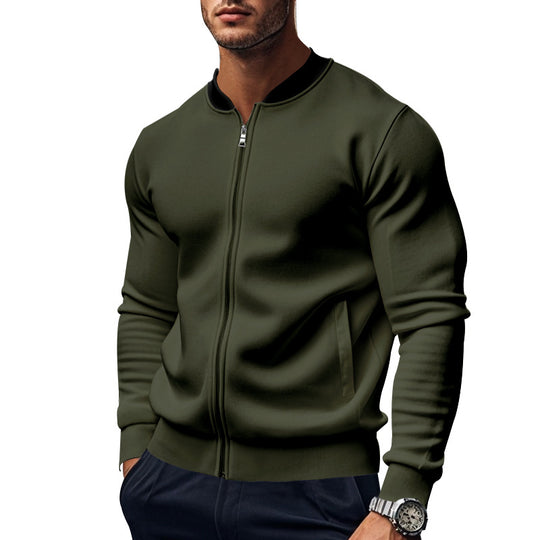 Herren Sportliche Bomberjacke mit hochschließendem Kragen EB