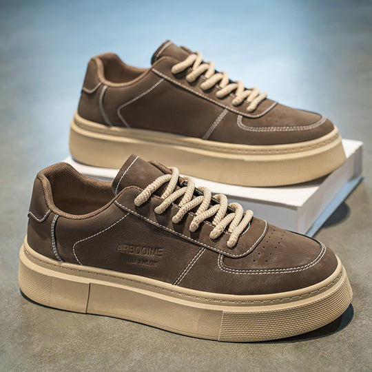 Damen modische Sneakers mit dicker Profilsohle und robustem Obermaterial EB
