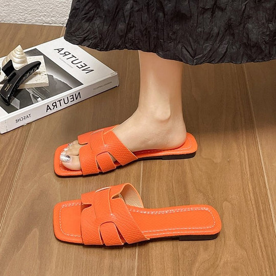 Damen modische Slides mit anpassbarem Riemendesign EB