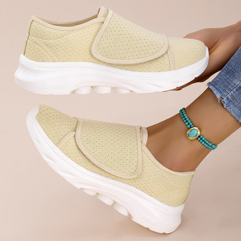 Damen Flexible Slip-On Sneakers mit anatomischer Sohle EB