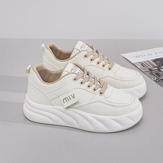 Damen Platform Sneakers mit dämpfender Sohle und atmungsaktivem Obermaterial EB