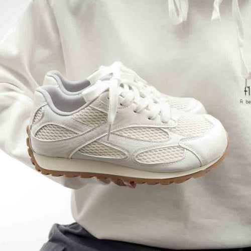 Damen Atmungsaktive Freizeitsneakers mit innovativer Mesh-Technologie und rutschfester Sohle EB