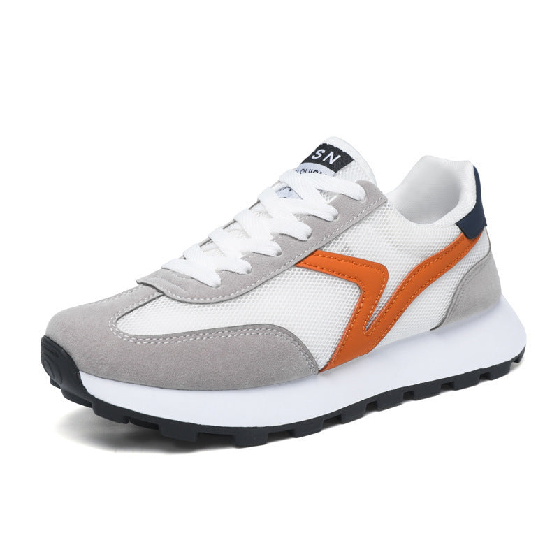 Damen Sportliche Sneakers mit atmungsaktivem Mesh und stoßdämpfender Sohle EB