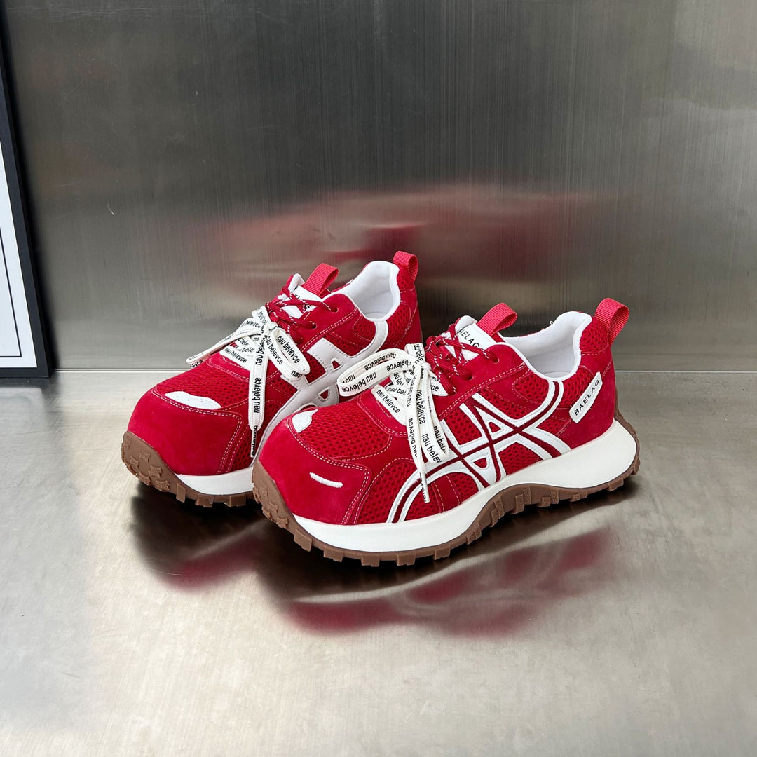 Damen vielseitige Sport Sneakers mit atmungsaktivem Mesh und robustem Obermaterial EB