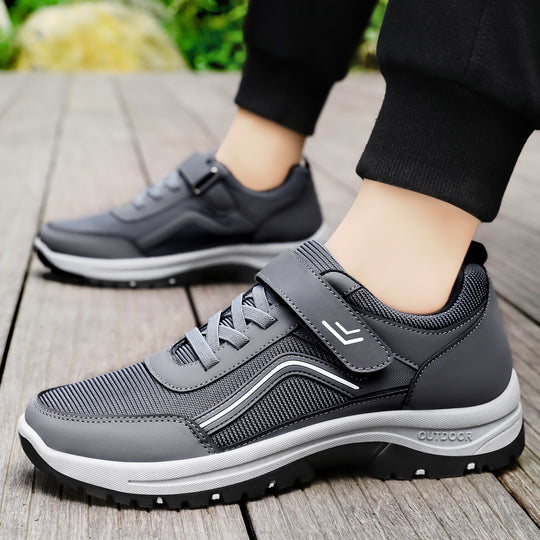 Damen Sportliche Outdoor-Sneaker mit verstellbarem Klettverschluss und rutschfester Sohle EB