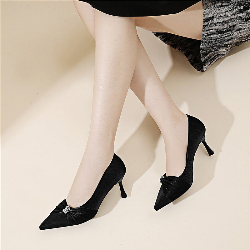 Damen Elegante Slingback-Pumps mit Schmuckdetail EB