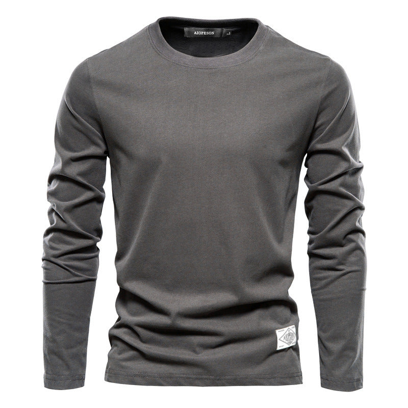 Herren Langarm T-Shirt mit hochwertigem Baumwollmix und modernem Fit EB