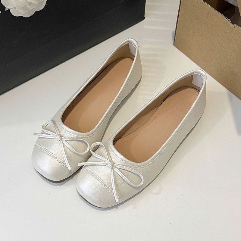 Damen Ballerinas mit dekorativem Schleifendesign EB