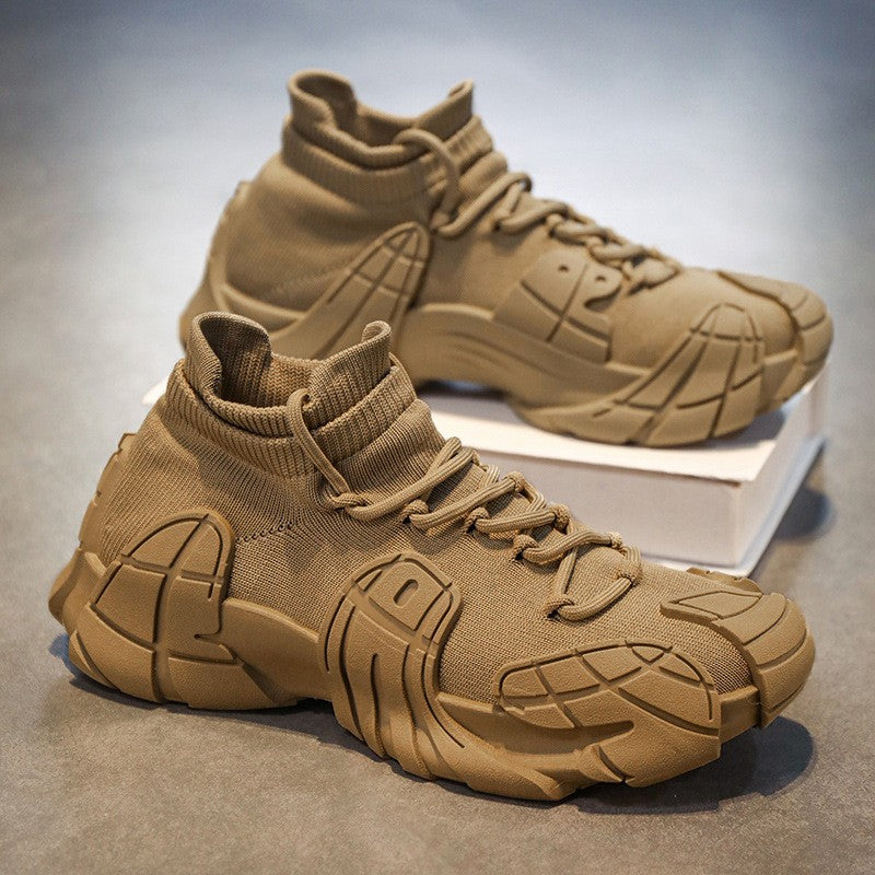 Damen Sportliche und atmungsaktive Sneaker mit strapazierfähigem Gummisohlen-Design EB