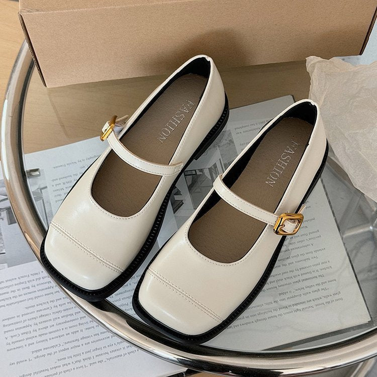 Damen Ballerinas mit elegantem Schnallen-Detail und hochwertiger Verarbeitung EB