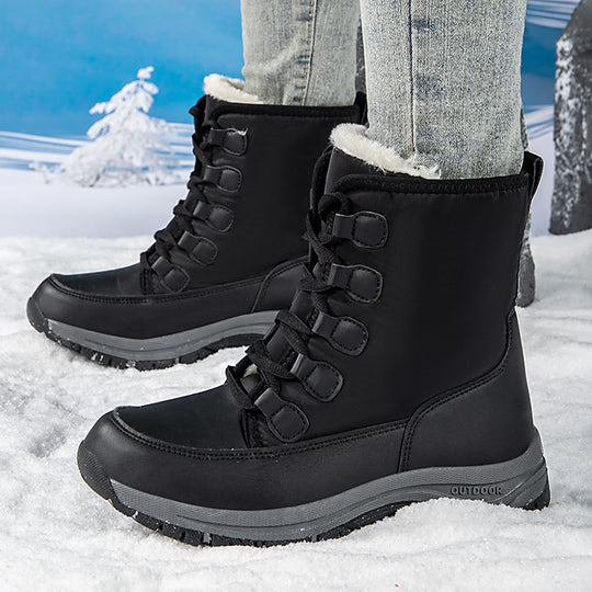 Damen Winterboots mit rutschfester Sohle und isolierendem Futter EB