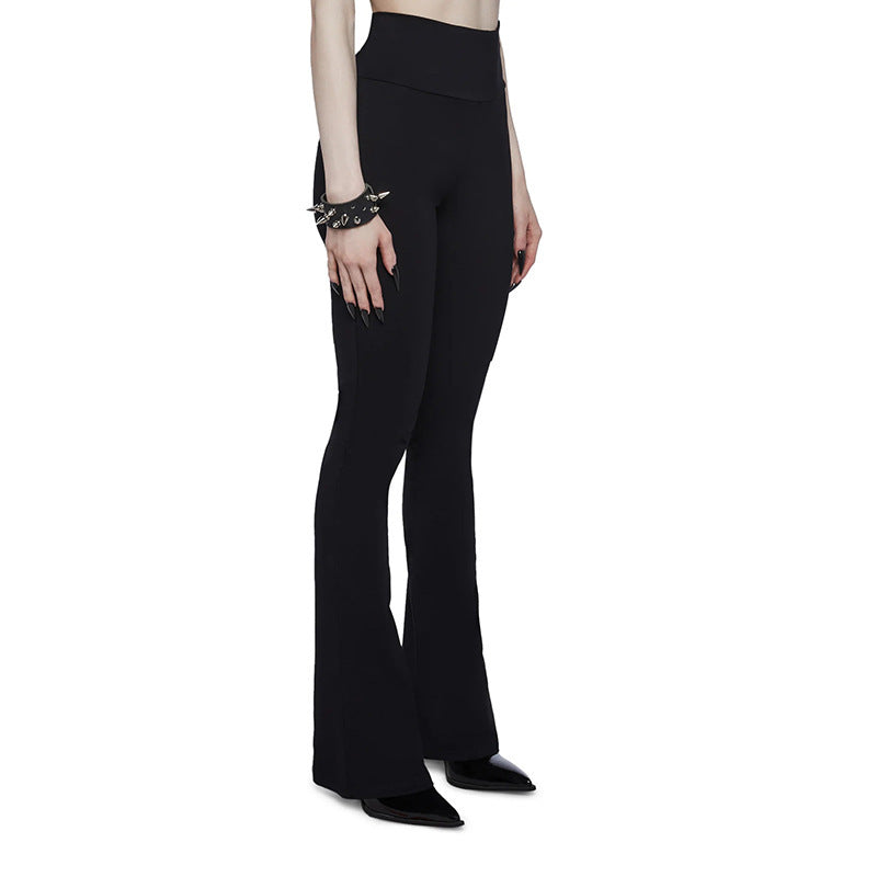 Damen Sportliche Bootcut-Hosen mit hohem Bund und Figur schmeichelndem Schnitt EB