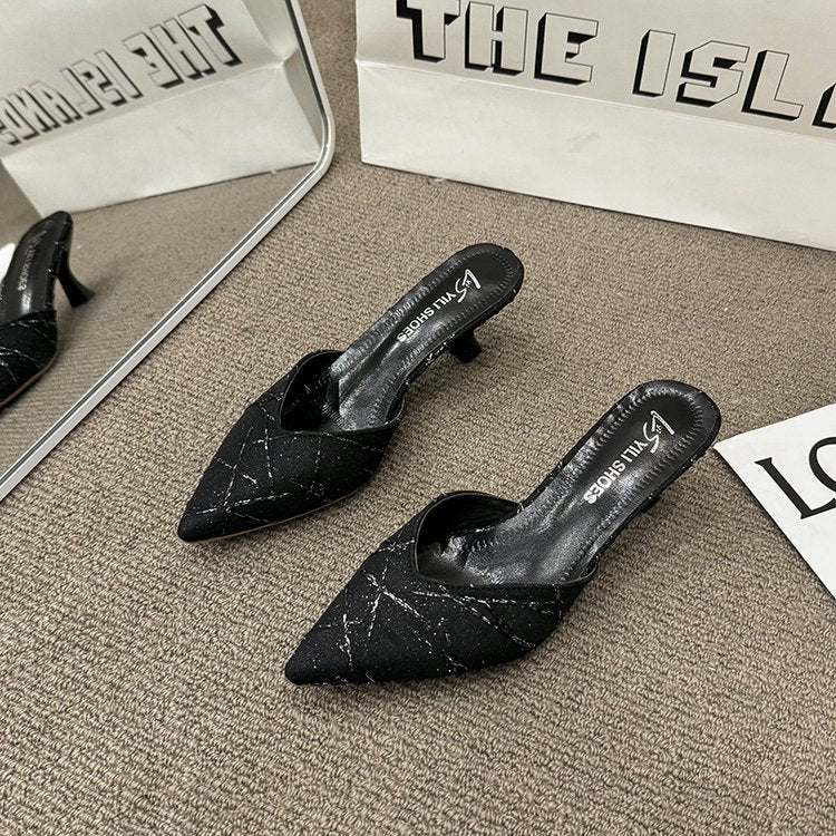 Damen elegante Slingback-Pumps mit schickem spitz zulaufendem Design EB