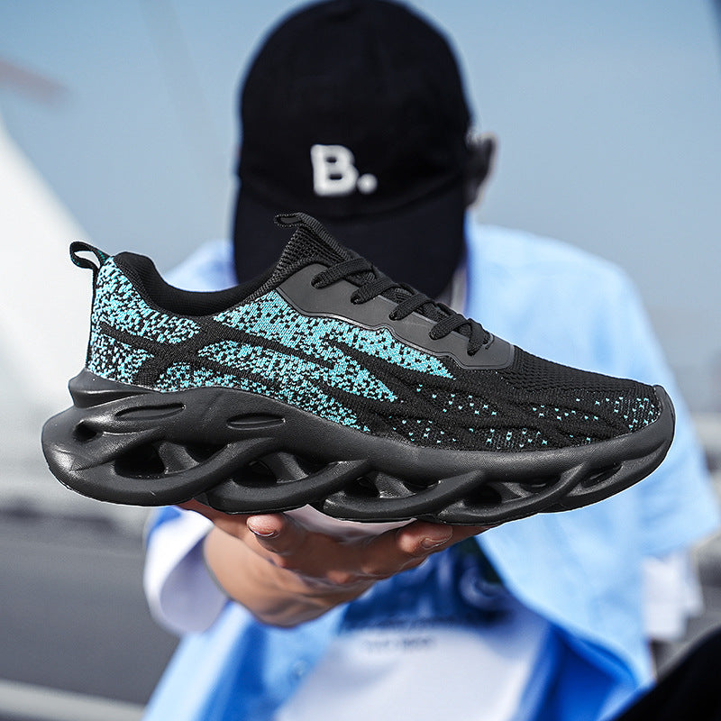 Damen Sportliche Laufschuhe mit atmungsaktiver Stricktechnologie und innovativer Dämpfung EB