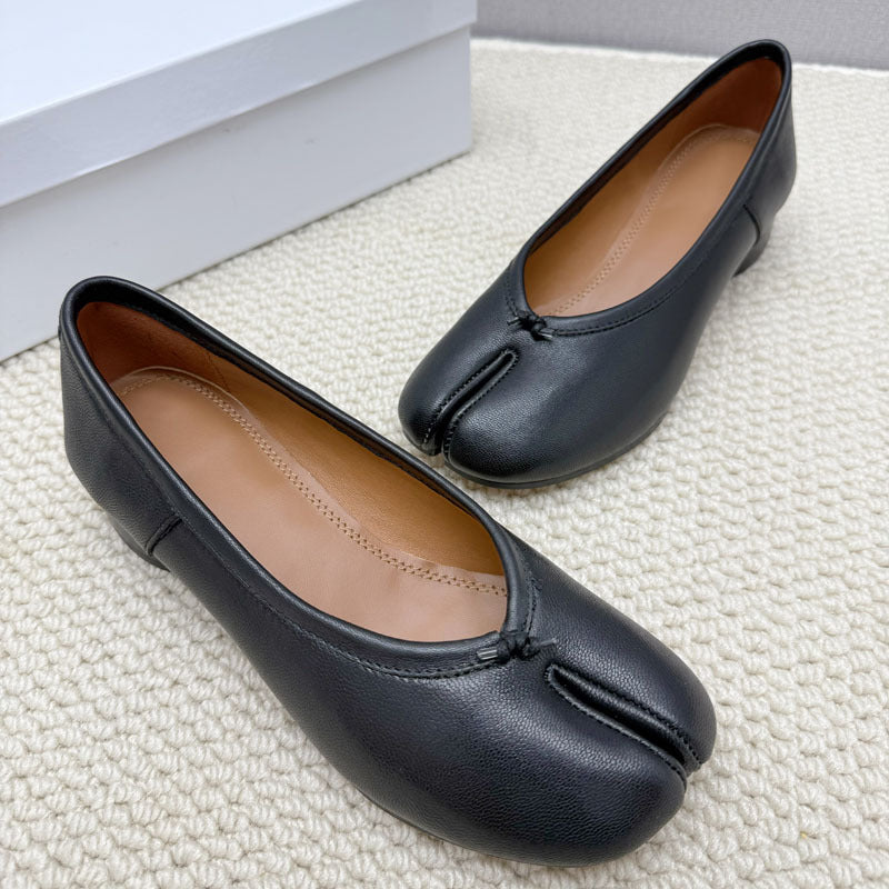 Damen Ballerinas mit schimmerndem Obermaterial und bequemer Passform EB