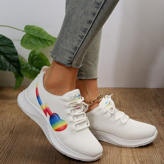 Damen Sportliche Lauf-Sneaker mit auffälligem Design EB