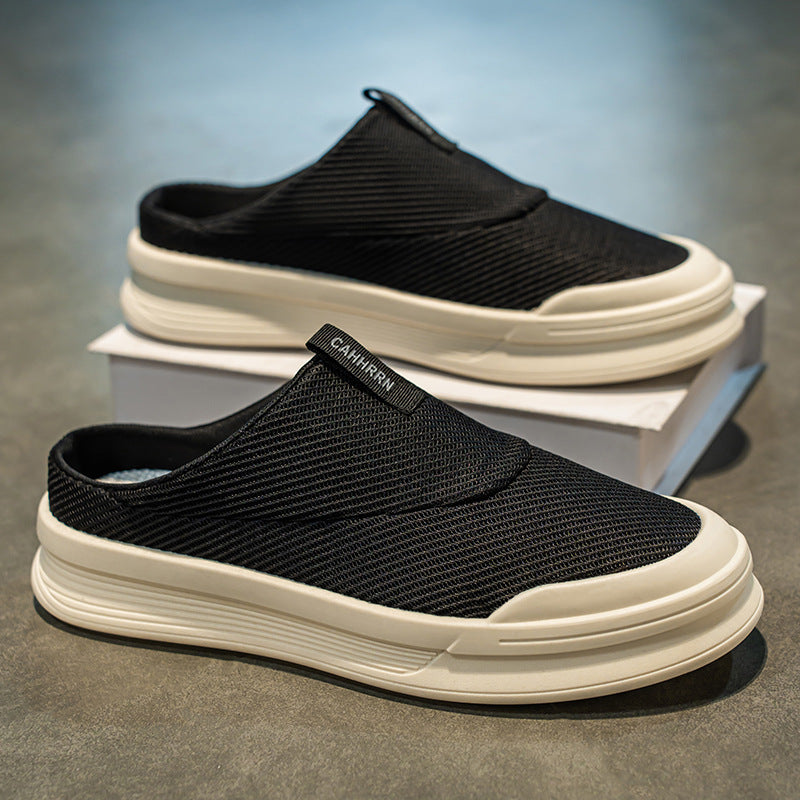 Damen Slip-On Sneakers mit atmungsaktivem Obermaterial und rutschfester Sohle EB