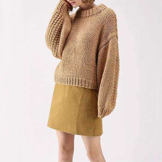 Damen Grobstrickpullover EB